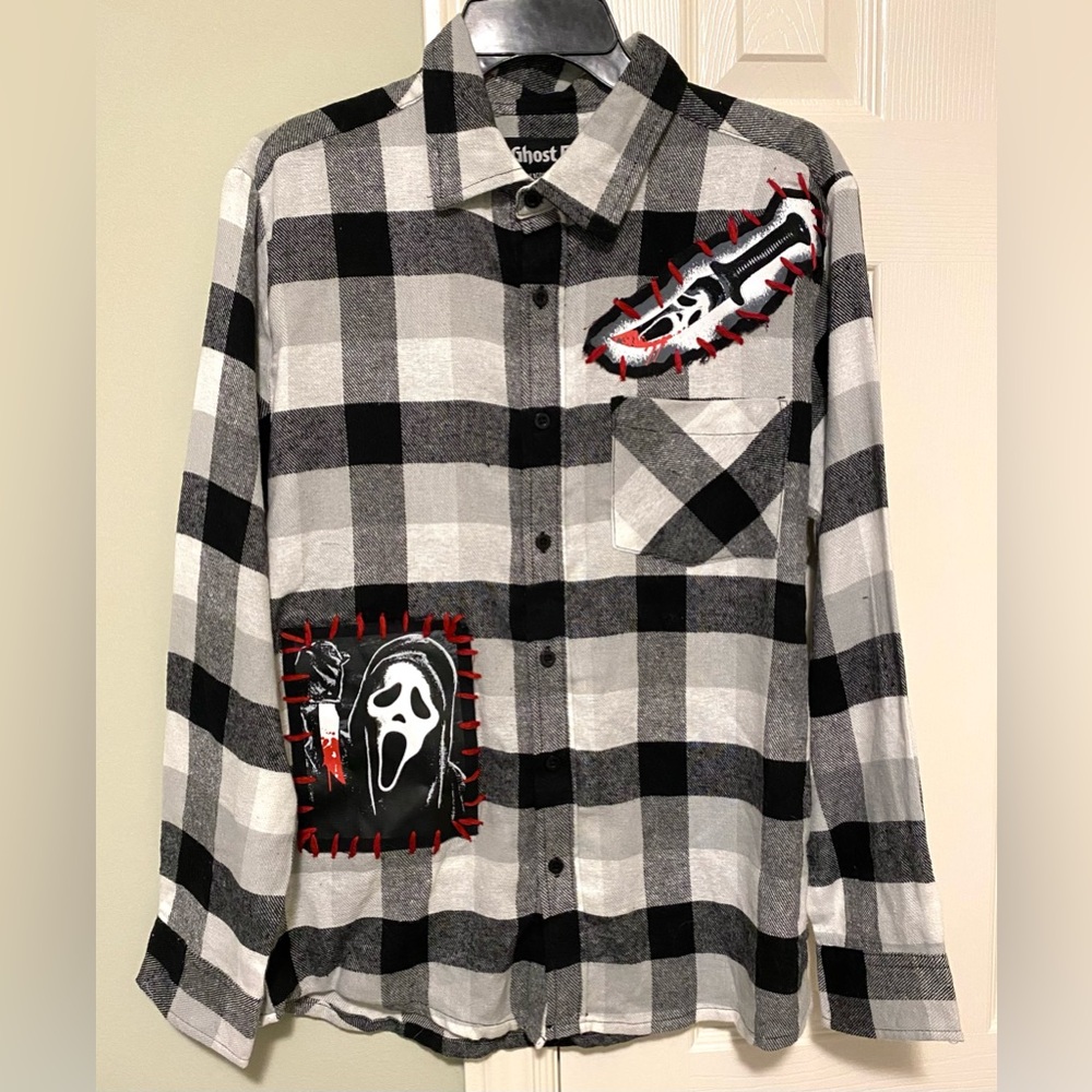 Ghostface Patch Flannel